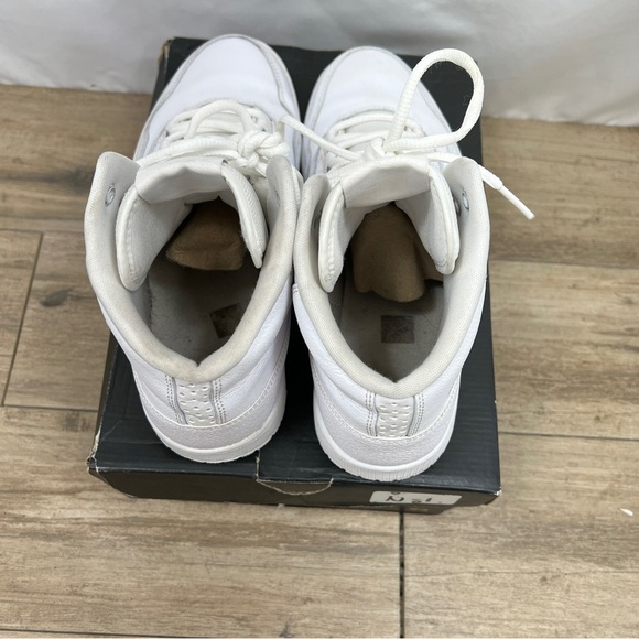 NIKE JORDAN EXECUTIVE HIGH-TOP TRAINERS- Triple White. Men’s 9 820240100 W/Box - Picture 8 of 13